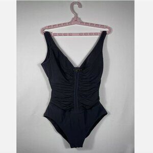 PROFILE Women Bathing Suit Size 12 Black